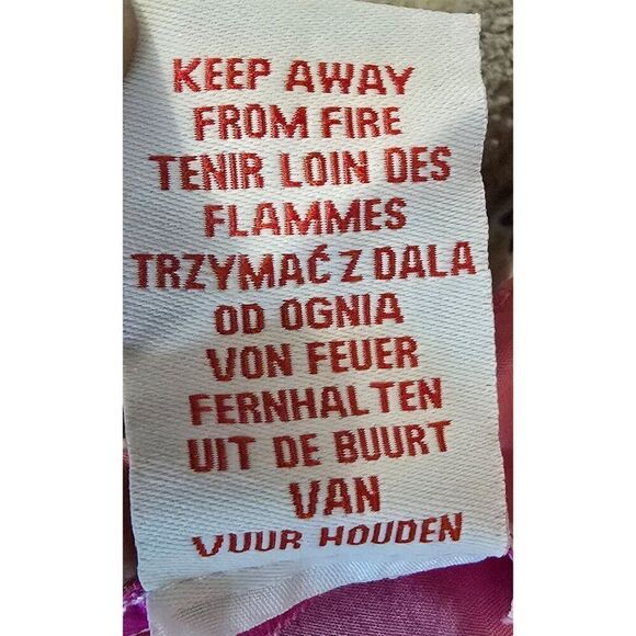 Tommy Bahama Girls Floral Dress Pink Orange Scalloped Hem Sleeveless Back Button - Picture 8 of 11